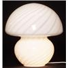 Image 1 : Murano Glass table lamp, mushroom-shaped