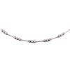 Image 2 : 18KT White Gold 1.03 ctw Diamond Station Necklace