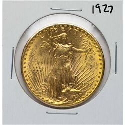 1927 $20 St. Gaudens Double Eagle Gold Coin