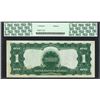 Image 2 : 1899 $1 Black Eagle Silver Certificate Note Fr.229 PCGS Choice New 63