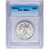 Image 1 : 1940-S Walking Liberty Half Dollar Coin ICG MS64