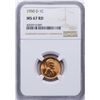 Image 1 : 1950-D Lincoln Wheat Cent Coin NGC MS67RD