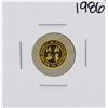 Image 2 : 1986 Singapore 1/20 Oz. Gold Coin Year of the Tiger