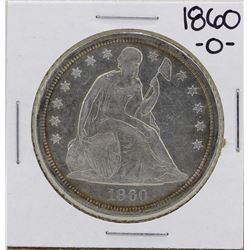 1860-O $1 Seated Liberty Silver Dollar Coin
