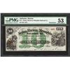 Image 1 : 1871 $10 Marion & Memphis Railroad Co. Selma Obsolete PMG About Uncirculated 53