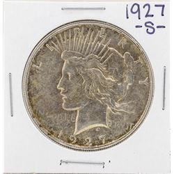 1927-S $1 Peace Silver Dollar Coin