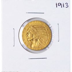 1913 $5 Indian Head Half Eagle Gold Coin