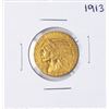 Image 1 : 1913 $5 Indian Head Half Eagle Gold Coin