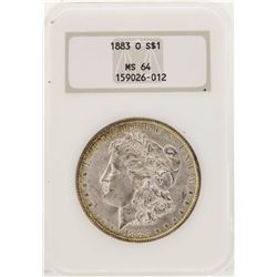1883-O $1 Morgan Silver Dollar Coin NGC MS64