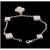 Image 2 : 18KT White Gold 1.64 ctw Diamond Bracelet