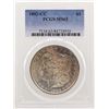 Image 1 : 1882-CC $1 Morgan Silver Dollar Coin PCGS MS63 Nice Toning