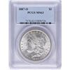 Image 1 : 1887-O $1 Morgan Silver Dollar Coin PCGS MS63