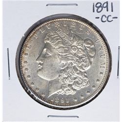 1891-CC $1 Morgan Silver Dollar Coin