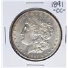 Image 1 : 1891-CC $1 Morgan Silver Dollar Coin