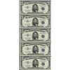 Image 1 : Lot of (5) Consecutive 1953B $5 Silver Certificate Notes Gem Uncirculated