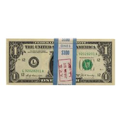 Pack of (100) Consecutive 1969B $1 Federal Reserve Notes San Francisco