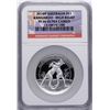 Image 1 : 2010P $1 Australia Kangaroo Silver Coin High Relief NGC PF70 Ultra Cameo w/ COA