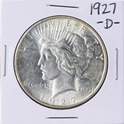 1927-D $1 Peace Silver Dollar Coin
