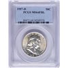 Image 1 : 1957-D Franklin Half Dollar Coin PCGS MS64FBL