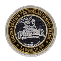 .999 Silver Pioneer Hotel & Gambling Hall $10 Casino Limited Edition Gaming Toke
