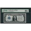 Image 1 : 1928B $1 Funnyback Silver Certificate Note Fr.1602 PMG Choice Uncirculated 64EPQ