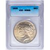 Image 1 : 1925 $1 Peace Silver Dollar Coin ICG MS66