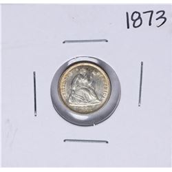 1873 Liberty Seated Half Dime Coin