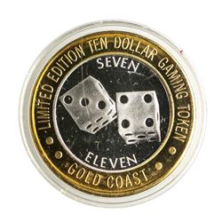.999 Fine Silver Gold Coast Las Vegas, Nevada $10 Casino Limited Edition Gaming