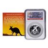 Image 3 : 2010P $1 Australia Kangaroo Silver Coin High Relief NGC PF70 Ultra Cameo w/ COA
