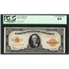 Image 1 : 1922 $10 Gold Certificate Note Fr.1173 PCGS Very Choice New 64