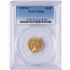 Image 1 : 1925-D $2 1/2 Indian Head Quarter Eagle Gold Coin PCGS MS62