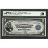 Image 1 : 1918 $5 Federal Reserve Bank Note St. Louis Fr.796 PMG Extremely Fine 40