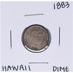 1883 Kingdom of Hawaii Dime Coin