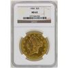 Image 1 : 1904 $20 Liberty Head Double Eagle Gold Coin NGC MS62