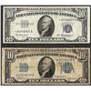Image 1 : Lot of 1934 & 1953A $10 Silver Certificate STAR Notes
