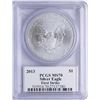 Image 2 : Mercanti Signature 2013 $1 American Silver Eagle Dollar Coin PCGS MS70 First Str