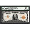 Image 1 : 1922 $10 Gold Certificate Note Fr.1173 PMG About Uncirculated 53