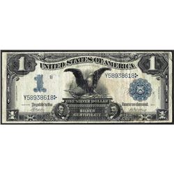 1899 $1 Black Eagle Silver Certificate Note