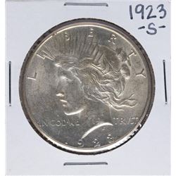 1923-S $1 Peace Silver Dollar Coin