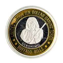 .999 Silver Buffalo Bills Resort & Casino Primm, NV $10 Limited Edition Gaming T