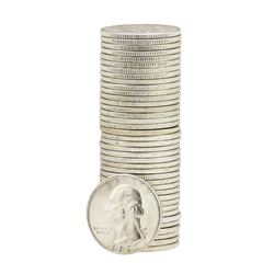 Roll of (40) 1954-S Brilliant Uncirculated Washington Quarters
