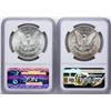 Image 2 : Lot of 1881-S & 1882-S $1 Morgan Silver Dollar Coins NGC MS65