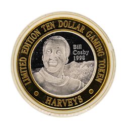 .999 Silver Harvey's Lake Tahoe, Nevada $10 Casino Gaming Token Limited Edition