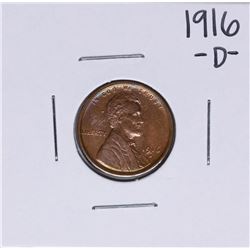 1916-D Lincoln Wheat Cent Coin