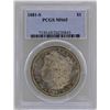 Image 1 : 1881-S $1 Morgan Silver Dollar Coin PCGS MS65