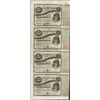 Image 1 : Uncut Sheet of (4) State of Louisiana Baby Bond Obsolete Notes