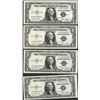 Image 1 : Lot of (4) 1935D $1 Silver Certificate Notes