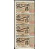 Image 1 : Uncut Sheet of (4) State of Louisiana Baby Bond Obsolete Notes