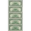 Image 2 : Lot of (5) Consecutive 1953B $5 Silver Certificate Notes Gem Uncirculated