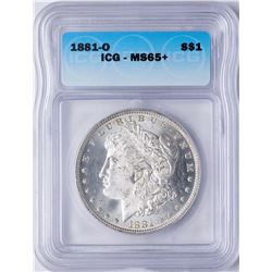 1881-O $1 Morgan Silver Dollar Coin ICG MS65+
